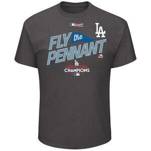LA Dodgers Majestic 2017‎ NL Champions Locker Room Big Tall T-Shirt 3XL
